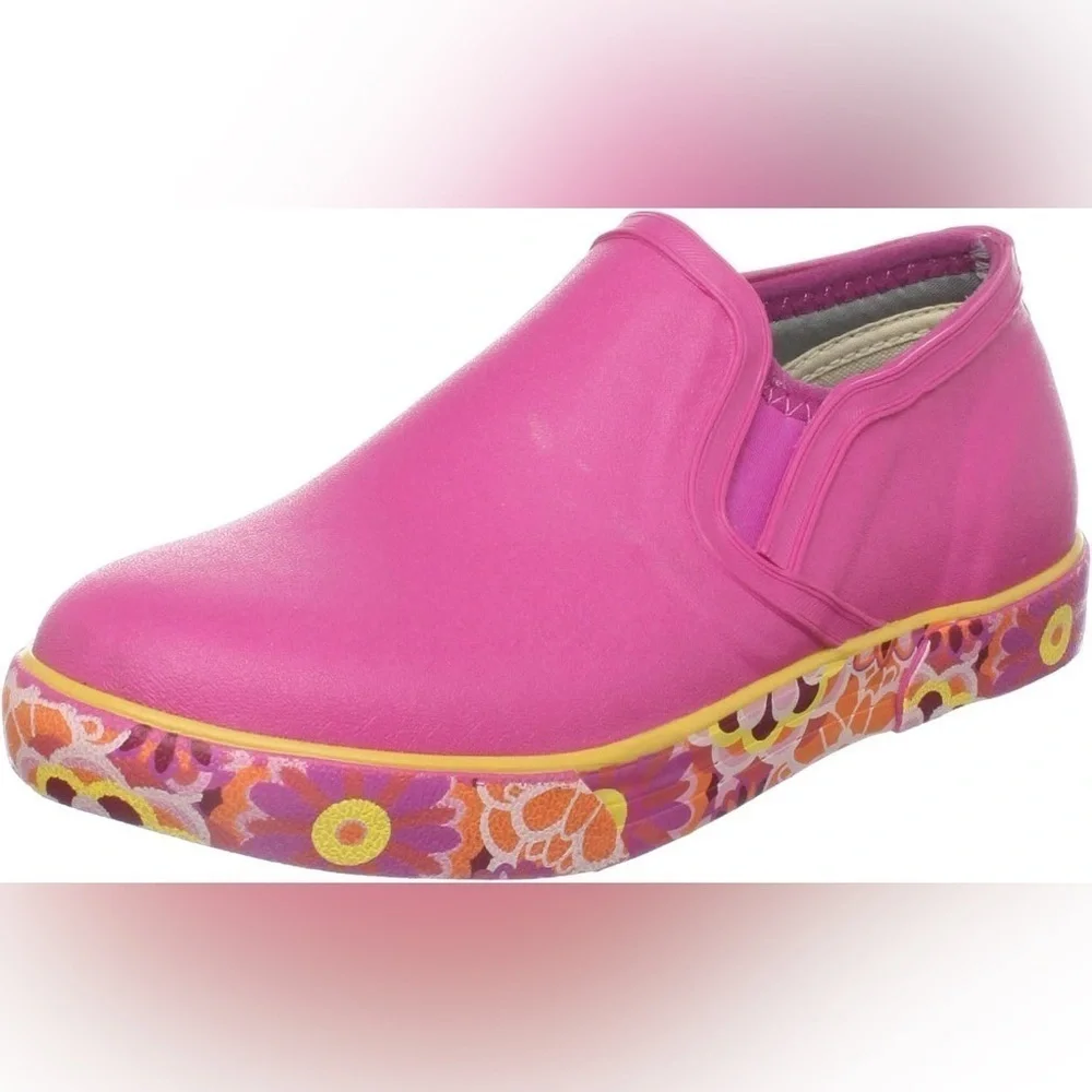 NEW Bogs Slip-on Rain Shoes Burnside Waterproof Low Top